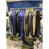 Image 1 : RACK OF ASSORTED SUITS (RACK NOT INCLUDED)
