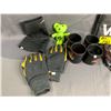 Image 2 : ASSORTED ITEMS INCLUDING; APE DICE SHAKERS, PAIR OF GLOVES, KNEE BRACE & MORE