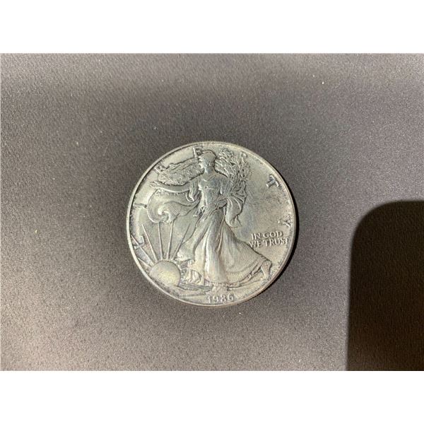 1 OZ SILVER 1984 USA DOLLAR