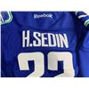 Image 6 : REEBOK VANCOUVER CANUCKS D. SEDIN JERSEY SIZE 52, REEBOK VANOUVER CANUCKS H. SEDIN JERSEY SIZE XXL