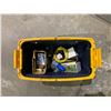 Image 5 : KETER MASTERCART MOBILE TOOLBOX WITH ASSORTED CONTENTS INCLUDING; CASTER WHEELS, BUTTONS, HAND