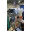 Image 2 : PALLET OF ASSORTED STORAGE LOCKER GOODS INCLUDING; CLOTHING, BEDDING, HOME DECOR & MORE