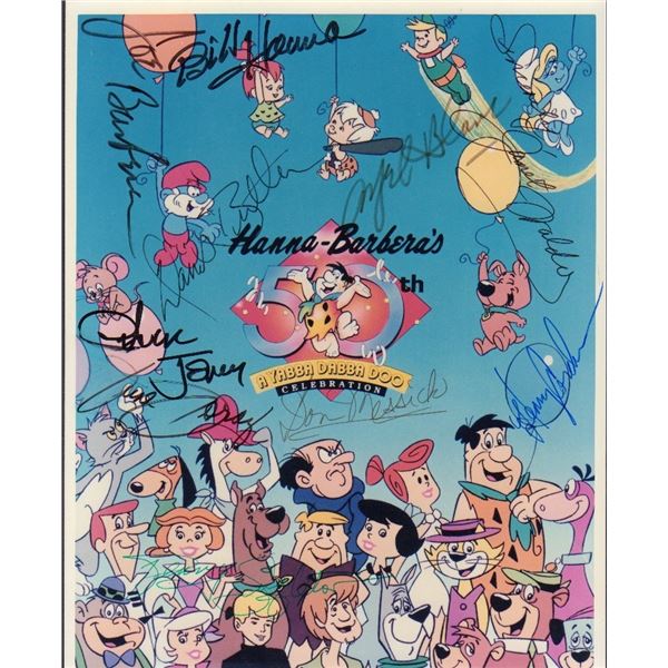 Rare animated voices signed photograph