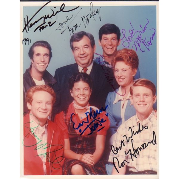 Happy Days Cast Signed 8x10 Photograph