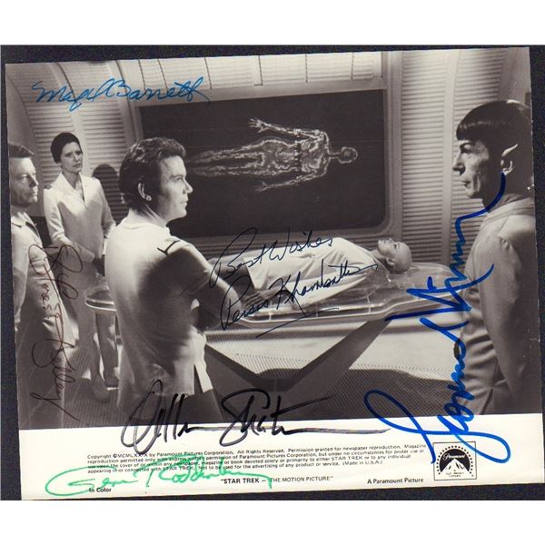 Star Trek Cast Signed 8x10 Photograph
