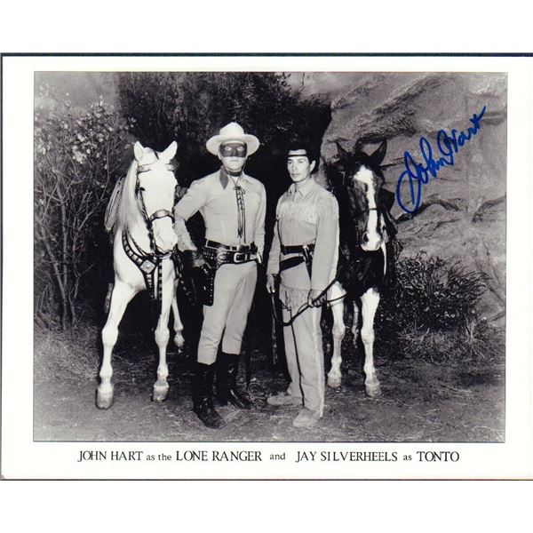 John Hart Signed 8x10 Photo Lone Ranger