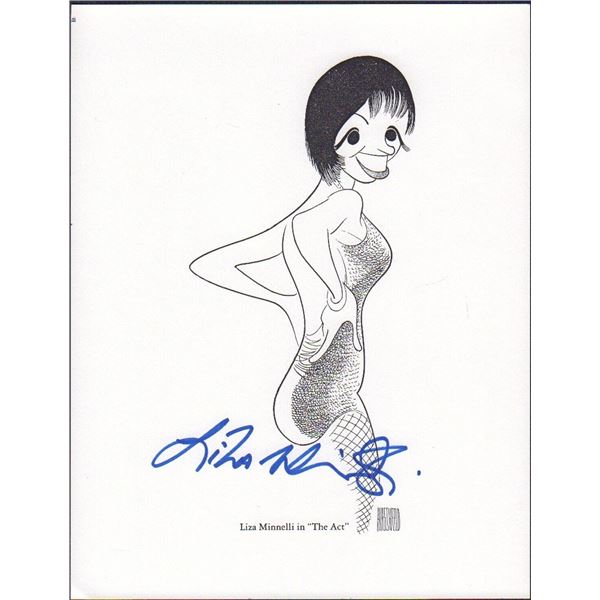 Liza Minnelli Signed 8x10