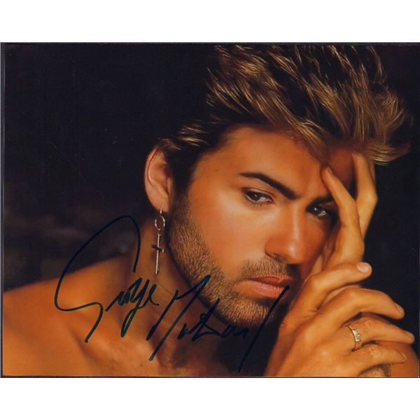 George Michael Signed 8x10 Photo
