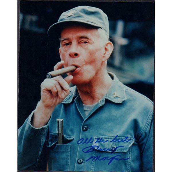 Harry Morgan MASH signed photograph