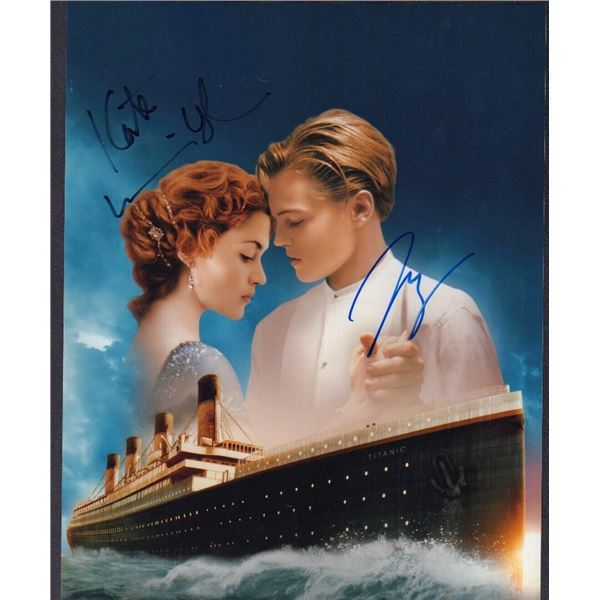 Leonardo DiCaprio/Kate Winslet Signed 8x10 Photo Titanic