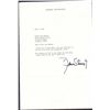 Image 1 : James Stewart signed typed letter vintage