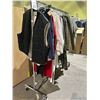 Image 2 : RACK OF ASSORTED CLOTHING INCLUDING; JACKETS, PANTS, SOCKS & MORE (RACK INCLUDED)