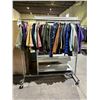 Image 1 : RACK OF ASSORTED CLOTHING INCLUDING; JACKETS, LONG SLEEVE SHIRTS, SWEATERS & MORE (RACK NOT