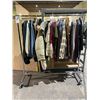 Image 1 : RACK OF ASSORTED CLOTHING INCLUDING; JACKETS, SWEATERS, PANTS & MORE (RACK INCLUDED)