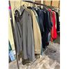Image 2 : RACK OF ASSORTED CLOTHING INCLUDING; JACKETS, OVERALLS & INDUSTRIAL WEAR (RACK INCLUDED)