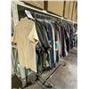 Image 2 : RACK OF ASSORTED CLOTHING INCLUDING; POLO SHIRTS, DRESS SHIRTS, SWEATERS & MORE (RACK INCLUDED)