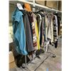 Image 2 : RACK OF ASSORTED CLOTHING INCLUDING; TURTLENECKS, SWEATERS, VESTS & MORE (RACK INCLUDED)