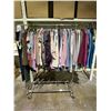 Image 1 : RACK OF ASSORTED CLOTHING INCLUDING; SWEATERS, LONG SLEEVE SHIRTS, T-SHIRTS & MORE (RACK INCLUDED)