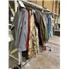 Image 2 : RACK OF ASSORTED CLOTHING INCLUDING; POLO SHIRTS, SWEATERS, JACKETS & MORE (RACK INCLUDED)