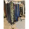 Image 2 : RACK OF ASSORTED CLOTHING INCLUDING; PANTS, JACKET, HOODIES & MORE (RACK INCLUDED)