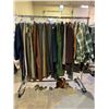 Image 1 : RACK OF ASSORTED CLOTHING INCLUDING; JACKETS, SWEATERS, PANTS & MORE (RACK INCLUDED)