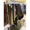 Image 2 : RACK OF ASSORTED CLOTHING INCLUDING; SWEATERS, VESTS, PANTS & MORE (RACK INCLUDED)