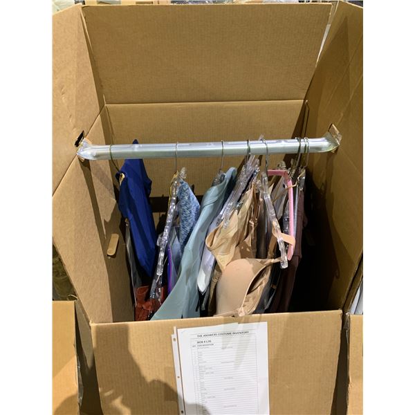 WARDROBE BOX OF ASSORTED CLOTHING