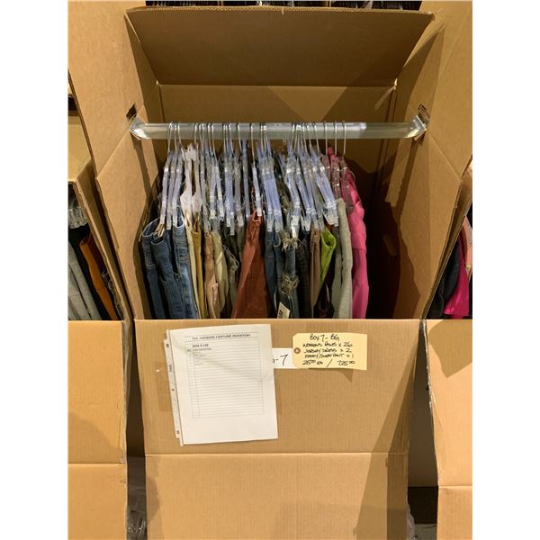 WARDROBE BOX OF ASSORTED CLOTHING