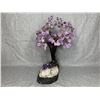 Image 2 : AMETHYST TREE ON AMETHYST BASE APPROX 16" RETAIL $2,600