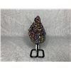 Image 1 : AMETHYST TITANIUM AURA ON METAL STAND 6" RETAIL $1,800