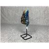 Image 3 : AMETHYST TITANIUM AURA ON METAL STAND 4.5" RETAIL $349