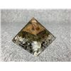 Image 2 : BLACK TOURMALINE/ LABRADORITE ORGONITE PYRAMID RETAIL $369