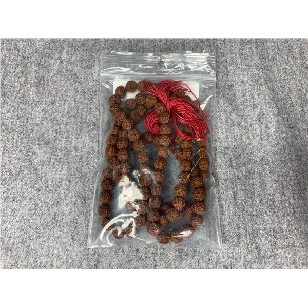 GENUINE NATURAL 108 BEADS RUDRAKSHA RETAIL $700