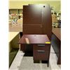 Image 1 : 2-PC 2 DRAWER OFFICE DESK (ASSEMBLY REQUIRED)