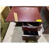 Image 3 : 2-PC 2 DRAWER OFFICE DESK (ASSEMBLY REQUIRED)