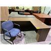 Image 1 : 2-PC OFFICE DESK WITH SLED CHAIR