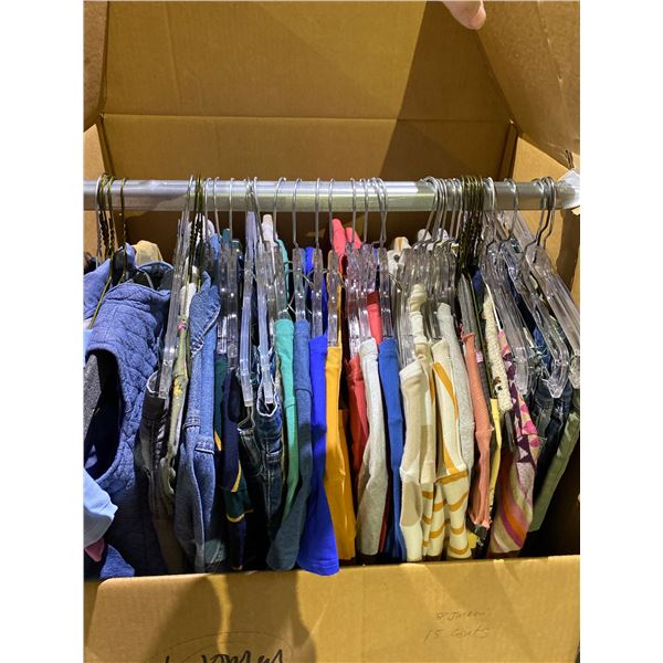 WARDROBE BOX OF ASSORTED CLOTHING