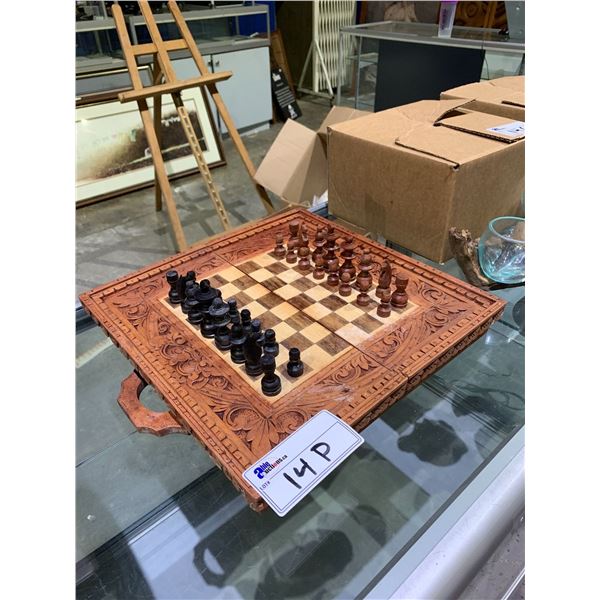 100% HAND CARVED CHESS SET IMPORTED FROM BALI