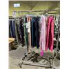 Image 1 : RACK OF ASSORTED CLOTHING INCLUDING; LULU LEMON YOGA PANTS, DRESSES & MORE (RACK NOT