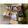 Image 1 : 6 BOXES OF ASSORTED ITEMS INCLUDING; BRAS, BOOTS, BAGS & MORE