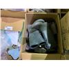 Image 2 : 6 BOXES OF ASSORTED ITEMS INCLUDING; BRAS, BOOTS, BAGS & MORE