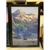 Image 2 : LOT OF 4 FRAMED NATURE SCENE PRINTS APPROX 27"X 39"- 30"X43" *FRAME DAMAGE*