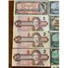 Image 2 : ASSORTED CANADA BANK NOTES INCLUDING; 1937 $50, 1967 $1, 1954 $5 & MORE