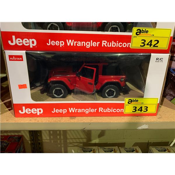Rastar RC Auto Jeep Wrangler JL 1:14 na diaľkové ovládanie, červené Rastar RC Auto Jeep Wrangler JL 1:14 na diaľkové ovládanie, červené