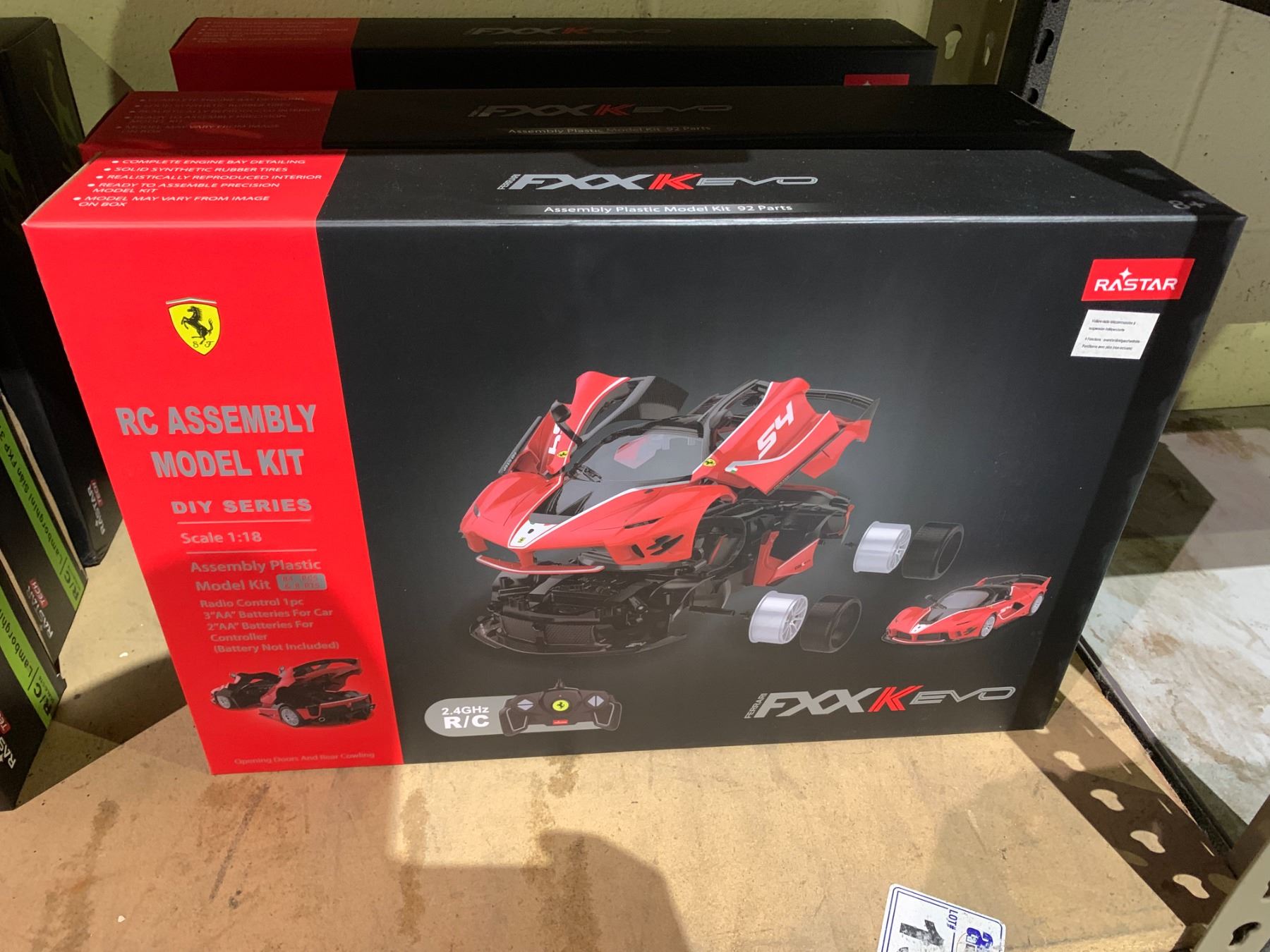 *NEW* RASTAR SF1000 RC ASSEMBLY MODEL KIT DIY SERIES FERRARI RC CAR ...