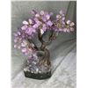 Image 1 : LARGE AMETHYST TREE ON AMETHYST BASE (BRAZIL) RETAIL $2,200 APPROX 15"