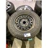 Image 2 : SET OF 4 GOOD YEAR NORDIC WINTER 225/65R16 TIRES ON RIMS