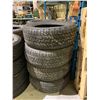 Image 1 : SET OF 4 HANKOOK DYNAPRO ATM 265/60R18 TIRES