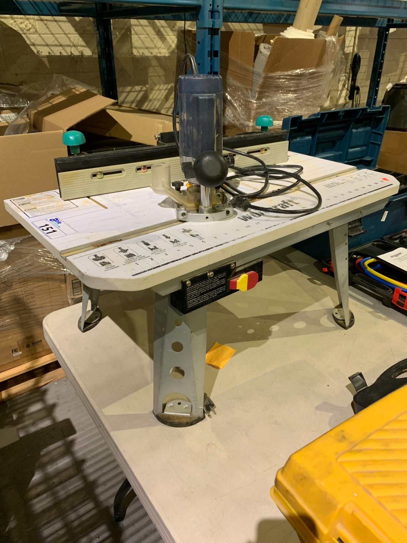 Cocraft Router WOLF CRAFT ROUTER TABLE WITH PLUNGE ROUTER - Able Auctions
