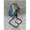 Image 2 : AMETHYST TITANIUM AURA ON STAND 5" RETAIL $600